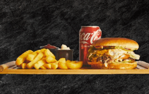 Syriens Køkken Burger menu